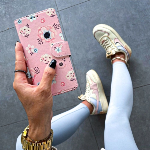 Etui Tech-Protect Wallet Samsung Galaxy A13 LTE Bloom Pink