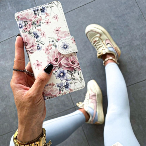 Etui Tech-Protect Wallet Samsung Galaxy A13 LTE Blossom Flower