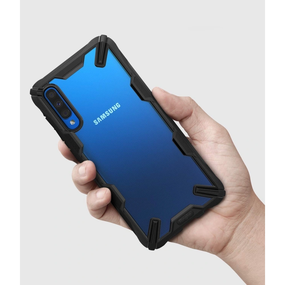 Hurtownia GSM - Etui Ringke Fusion-X Samsung Galaxy A30s/A50/A50s černé - RGK880BLK - {ean13} - Hurt