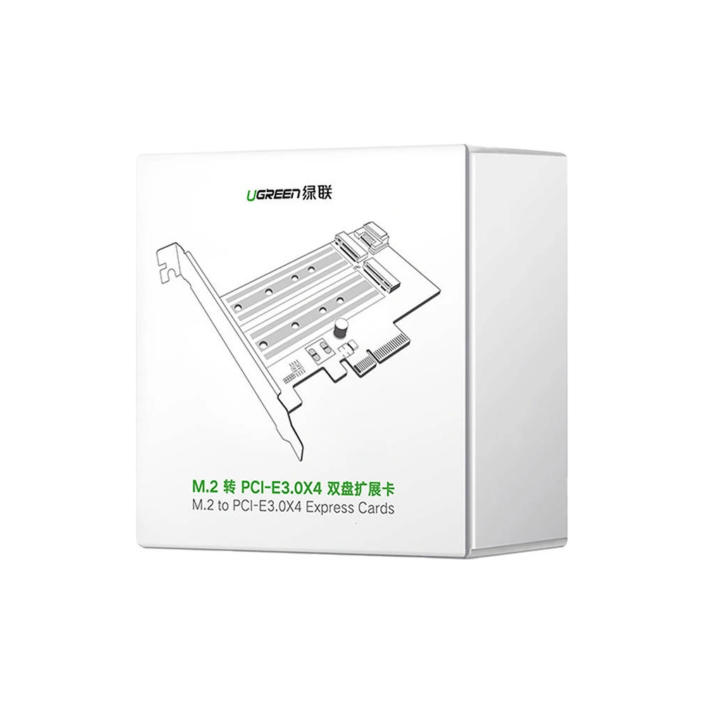 Hurtownia GSM - Adaptér UGREEN PCIe 3.0 x4 na M.2 M-Key + M.2 B-Key - UGR1221 - {ean13} - Hurt