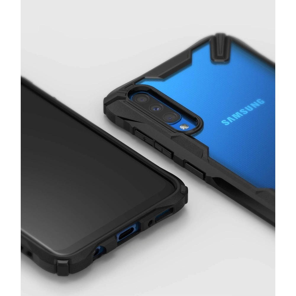 Hurtownia GSM - Etui Ringke Fusion-X Samsung Galaxy A30s/A50/A50s černé - RGK880BLK - {ean13} - Hurt
