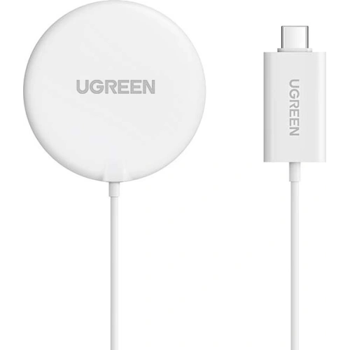 Ładowarka bezprzewodowa UGREEN CD245, 15W (biała)
