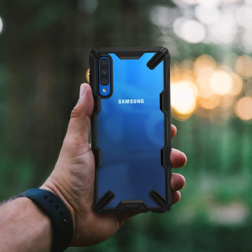 Hurtownia GSM - Etui Ringke Fusion-X Samsung Galaxy A30s/A50/A50s černé - RGK880BLK - {ean13} - Hurt