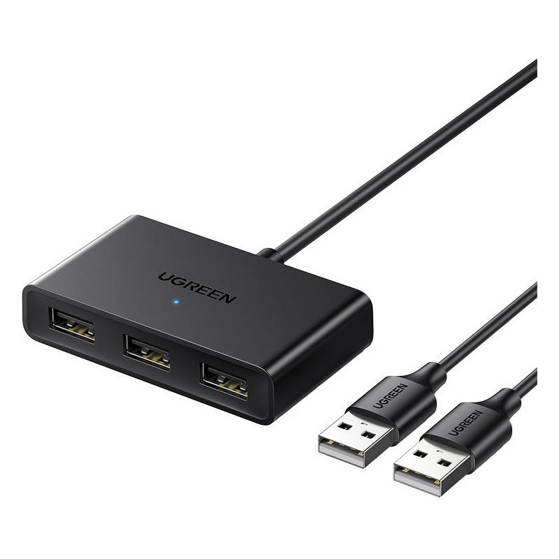 Ugreen Distributor - 6957303819355 - UGR1229BLK - Switch USB 2x3 UGREEN USB 3.0 (black) - B2B homescreen