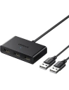 Switch przełącznik USB 2x3 UGREEN USB 3.0 (czarny)