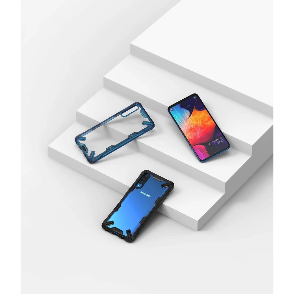 Hurtownia GSM - Etui Ringke Fusion-X Samsung Galaxy A30s/A50/A50s černé - RGK880BLK - {ean13} - Hurt
