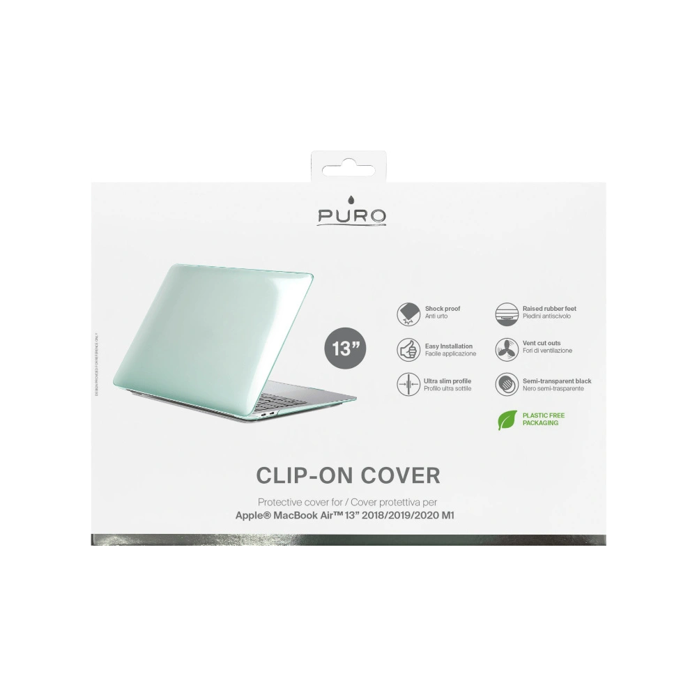 Hurtownia GSM - Etui PURO Clip On Apple MacBook Air 13 M1 2018-2023 (máta) - PUR573MNT - {ean13} - Hurt