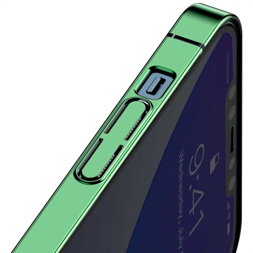 Etui Baseus Glitter Phone Case Apple iPhone 12/12 Pro  (Zielony)