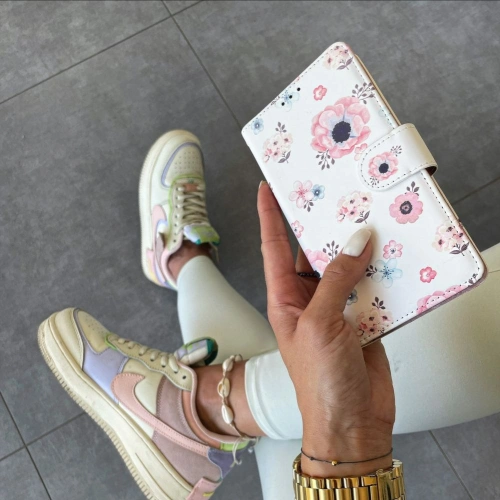 Etui Tech-Protect Wallet Samsung Galaxy A53 5G Bloom White