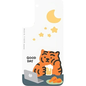 Hurtownia GSM - Panel Samsung Galaxy S22+ Plus GP-TOU021HOMOW do etui Frame Cover Muzik Tiger biały/white - SMG723WHT - {ean13} - Hurt