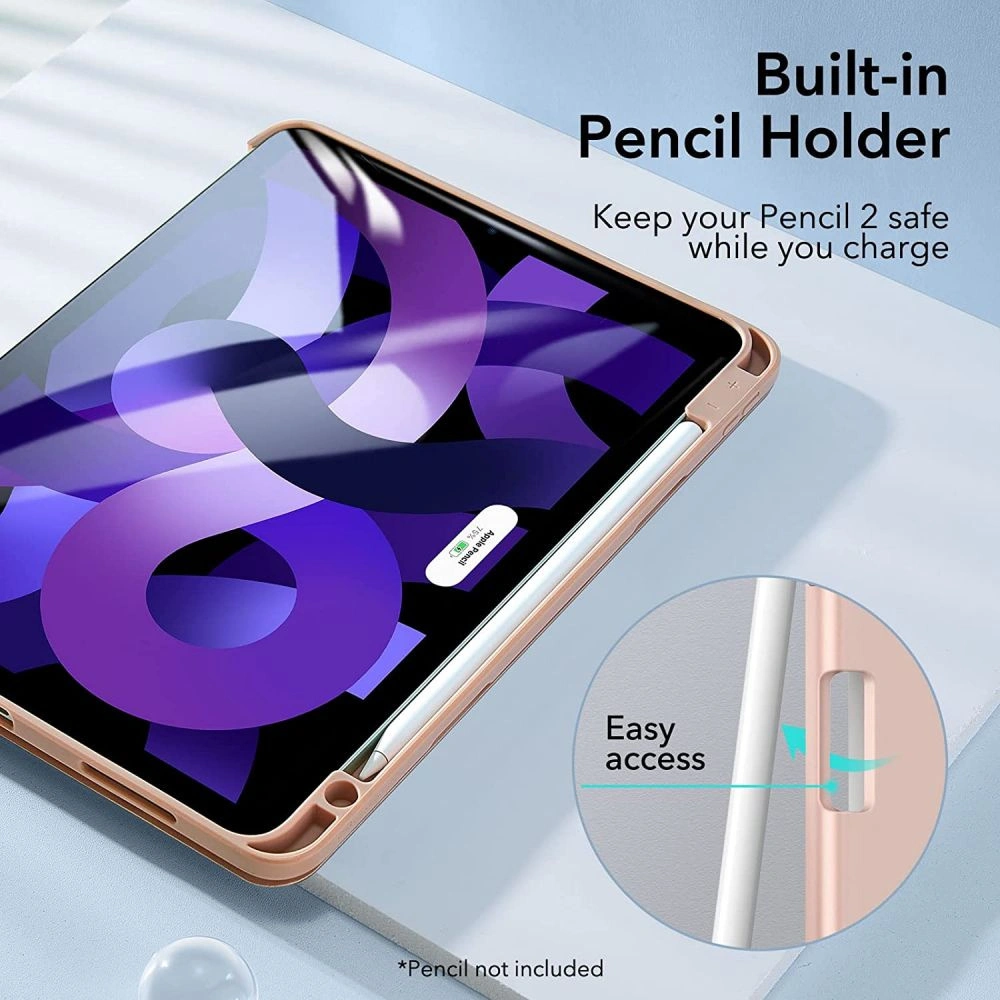 Hurtownia GSM - Etui ESR Rebound Pencil Apple iPad Air 10.9 2020/2022 (4. a 5. generace) / iPad Air 11 2024 (6. generace) Rose Gold - ESR494RS - {ean13} - Hurt