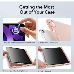 Hurtownia GSM - Case ESR Rebound Pencil Apple iPad Air 10.9 2020/2022 (4. und 5. Generation) / iPad Air 11 2024 (6. Generation) Roségold - ESR494RS - {ean13} - Hurt