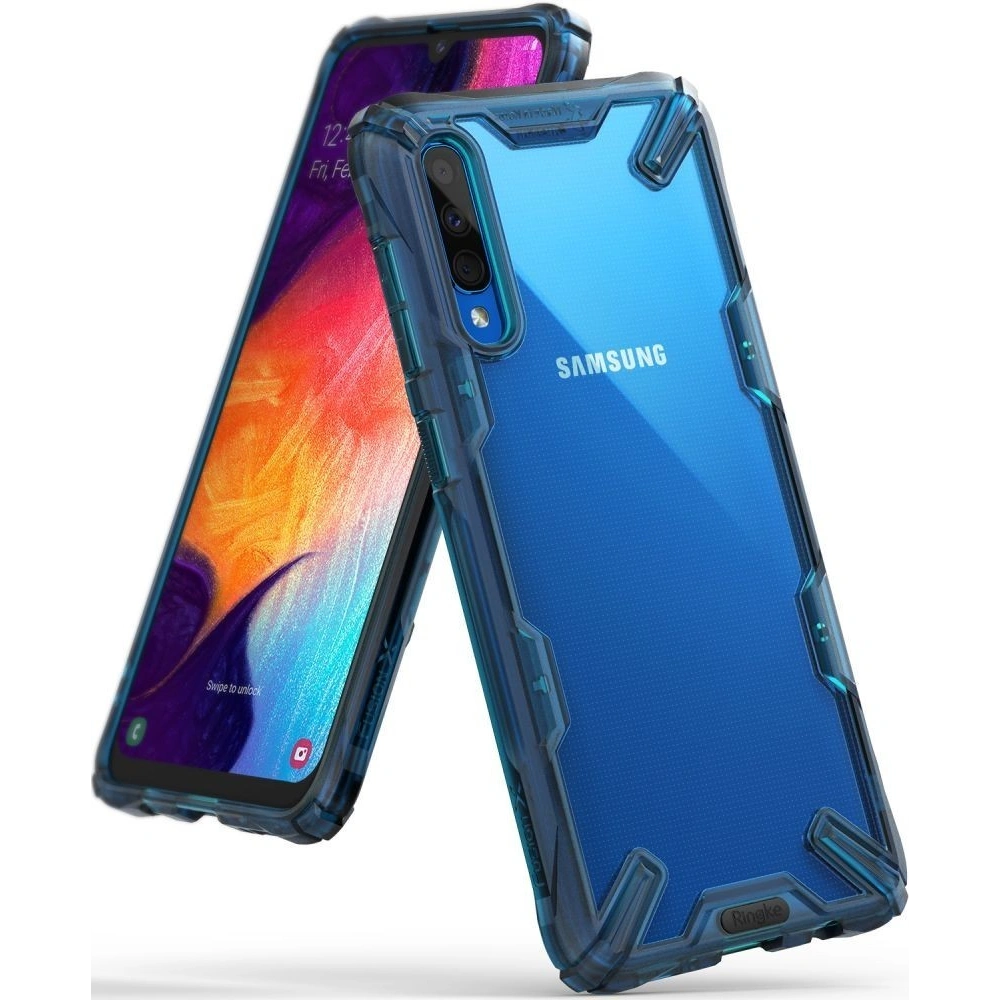 Hurtownia GSM - Etui Ringke Fusion-X Samsung Galaxy A30s/A50/A50s Space Blue - RGK881BLU - {ean13} - Hurt