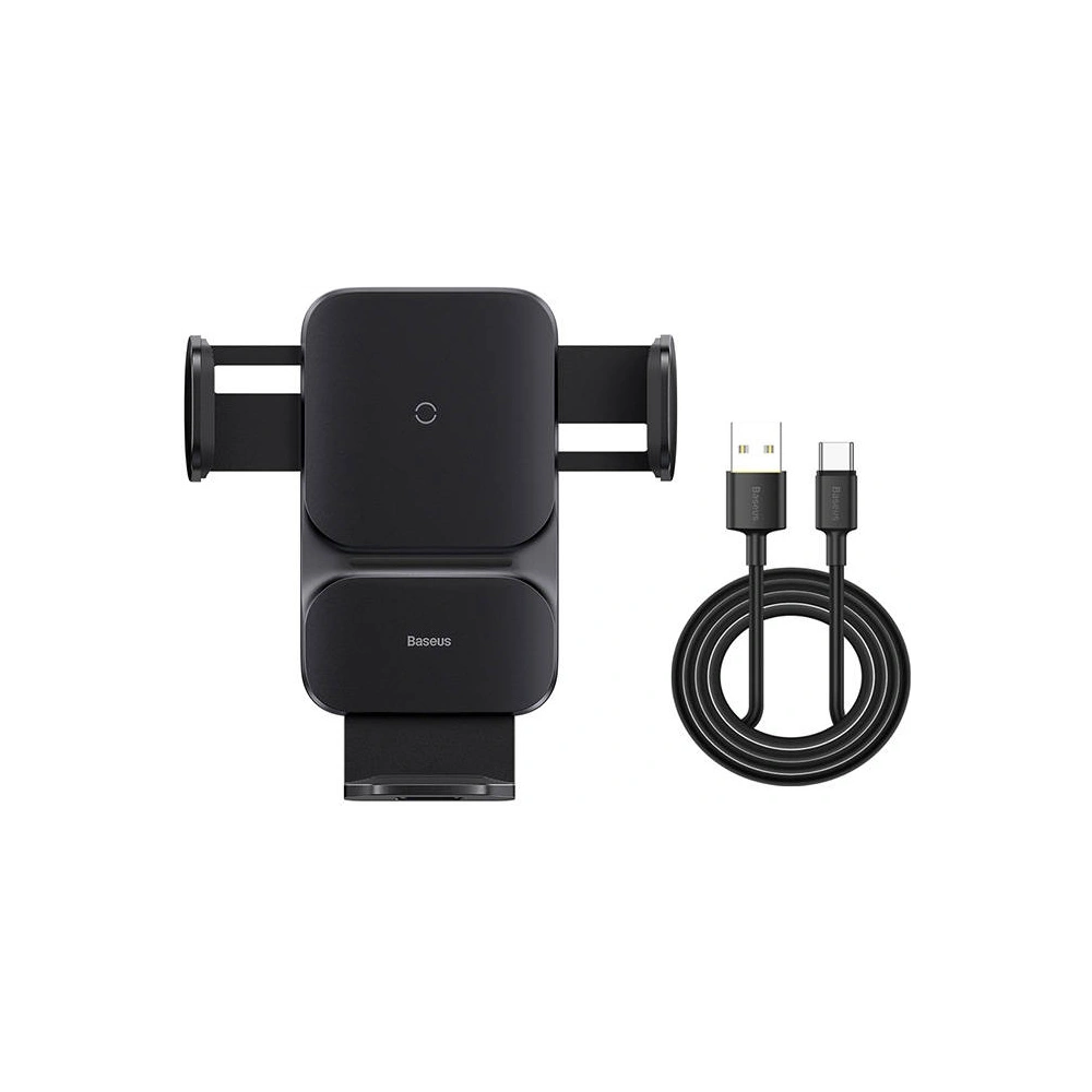 Wholesale Baseus Wisdom Car Gravity Mount with Wireless Charger Qi (black) - BSU3242BLK - {ean13} - Hurt