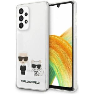 Hurtownia GSM - Case Karl Lagerfeld KLHCA33CKTR Samsung Galaxy A33 5G Hardcase weiß/white Transparent Karl & Choupette - KLD933WHT - {ean13} - Hurt