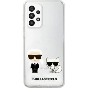 Hurtownia GSM - Etui Karl Lagerfeld KLHCA33CKTR Samsung Galaxy A33 5G hardcase biały/white Transparent Karl & Choupette - KLD933WHT - {ean13} - Hurt