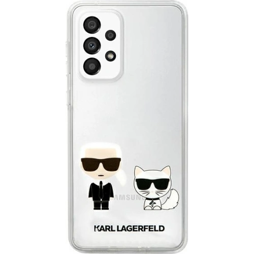 Etui Karl Lagerfeld KLHCA33CKTR Samsung Galaxy A33 5G hardcase biały/white Transparent Karl & Choupette