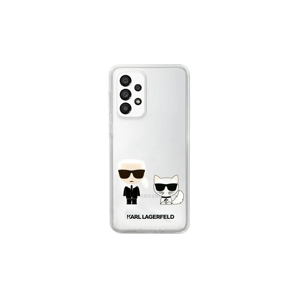 Hurtownia GSM - Etui Karl Lagerfeld KLHCA33CKTR Samsung Galaxy A33 5G hardcase bílý/white Transparent Karl & Choupette - KLD933WHT - {ean13} - Hurt