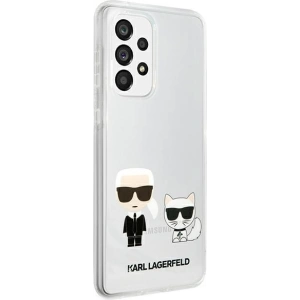 Hurtownia GSM - Etui Karl Lagerfeld KLHCA33CKTR Samsung Galaxy A33 5G hardcase biały/white Transparent Karl & Choupette - KLD933WHT - {ean13} - Hurt