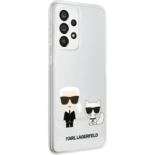 Etui Karl Lagerfeld KLHCA33CKTR Samsung Galaxy A33 5G hardcase biały/white Transparent Karl & Choupette