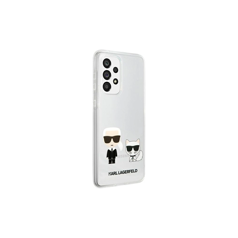 Hurtownia GSM - Etui Karl Lagerfeld KLHCA33CKTR Samsung Galaxy A33 5G hardcase bílý/white Transparent Karl & Choupette - KLD933WHT - {ean13} - Hurt
