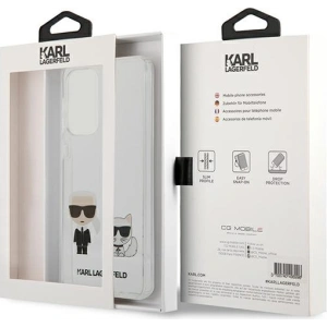 Hurtownia GSM - Etui Karl Lagerfeld KLHCA33CKTR Samsung Galaxy A33 5G hardcase biały/white Transparent Karl & Choupette - KLD933WHT - {ean13} - Hurt
