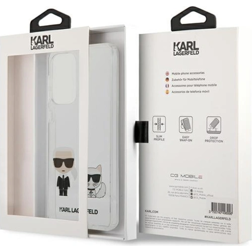 Etui Karl Lagerfeld KLHCA33CKTR Samsung Galaxy A33 5G hardcase biały/white Transparent Karl & Choupette