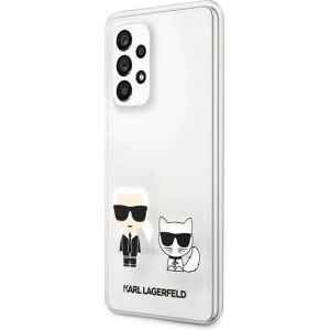 Hurtownia GSM - Etui Karl Lagerfeld KLHCA53CKTR Samsung Galaxy A53 5G hardcase biały/white Transparent Karl & Choupette - KLD934WHT - {ean13} - Hurt