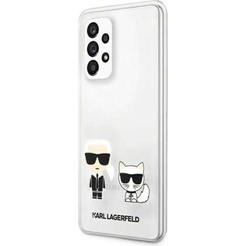 Etui Karl Lagerfeld KLHCA53CKTR Samsung Galaxy A53 5G hardcase biały/white Transparent Karl & Choupette