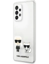 Hurtownia GSM - Etui Karl Lagerfeld KLHCA53CKTR Samsung Galaxy A53 5G hardcase biały/white Transparent Karl & Choupette - KLD934WHT - {ean13} - Hurt