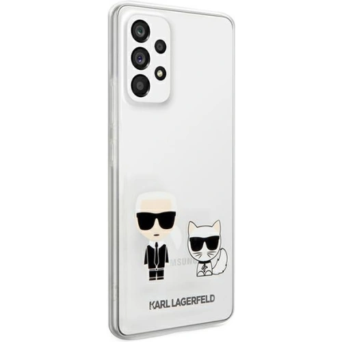 Etui Karl Lagerfeld KLHCA53CKTR Samsung Galaxy A53 5G hardcase biały/white Transparent Karl & Choupette