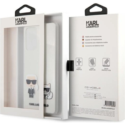 Etui Karl Lagerfeld KLHCA53CKTR Samsung Galaxy A53 5G hardcase biały/white Transparent Karl & Choupette
