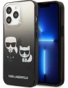 Etui Karl Lagerfeld KLHCP13LTGKCK Apple iPhone 13 Pro hardcase černý/black Gradient Ikonik Karl & Choupette