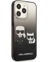 Hurtownia GSM - Etui Karl Lagerfeld KLHCP13LTGKCK Apple iPhone 13 Pro hardcase černý/black Gradient Ikonik Karl & Choupette - KLD935BLK - {ean13} - Hurt