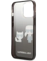 Hurtownia GSM - Etui Karl Lagerfeld KLHCP13LTGKCK Apple iPhone 13 Pro hardcase černý/black Gradient Ikonik Karl & Choupette - KLD935BLK - {ean13} - Hurt
