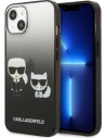 Etui Karl Lagerfeld KLHCP13MTGKCK Apple iPhone 13 hardcase černý/black Gradient Ikonik Karl & Choupette