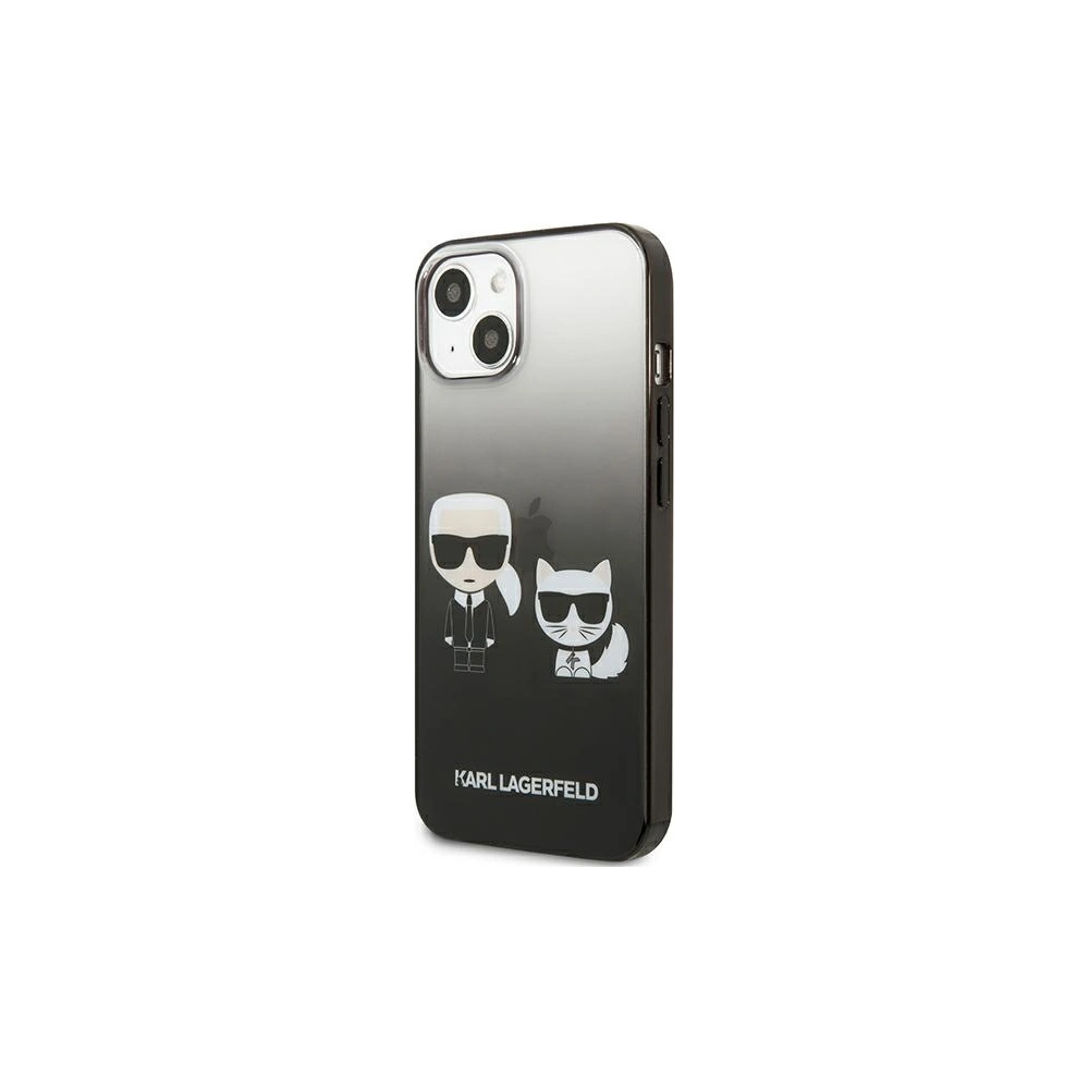 Hurtownia GSM - Etui Karl Lagerfeld KLHCP13MTGKCK Apple iPhone 13 hardcase černý/black Gradient Ikonik Karl & Choupette - KLD937BLK - {ean13} - Hurt