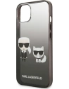 Hurtownia GSM - Etui Karl Lagerfeld KLHCP13MTGKCK Apple iPhone 13 hardcase černý/black Gradient Ikonik Karl & Choupette - KLD937BLK - {ean13} - Hurt