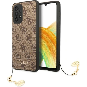 Guess GUHCA33GF4GBR Samsung Galaxy A33 5G brown hardcase 4G Charms Collection