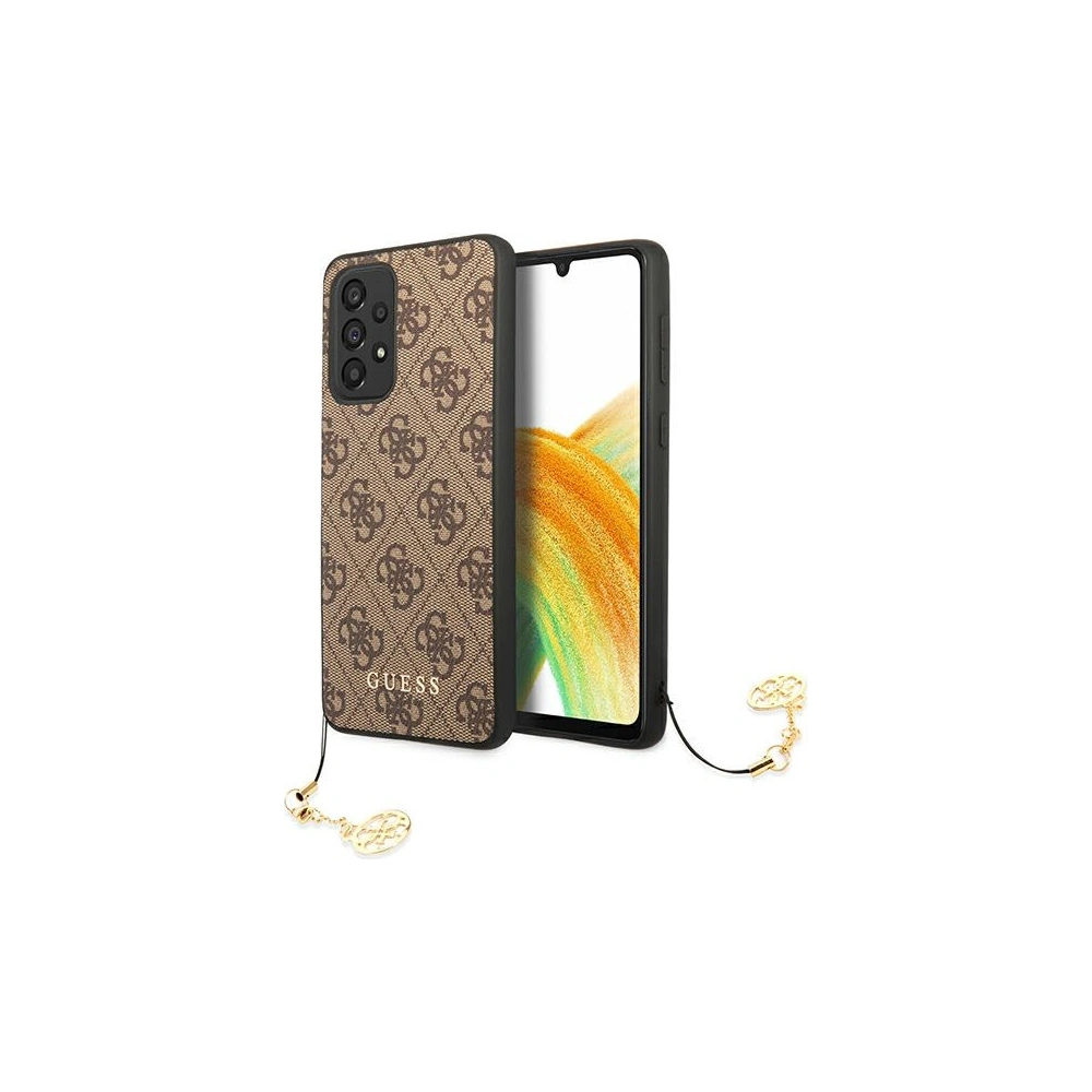 Hurtownia GSM - Etui Guess GUHCA33GF4GBR Samsung Galaxy A33 5G hnědý/brown hardcase 4G Charms Collection - GUE1712BR - {ean13} - Hurt