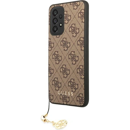 Etui Guess GUHCA33GF4GBR Samsung Galaxy A33 5G brązowy/brown hardcase 4G Charms Collection