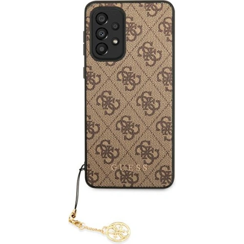 Etui Guess GUHCA33GF4GBR Samsung Galaxy A33 5G brązowy/brown hardcase 4G Charms Collection