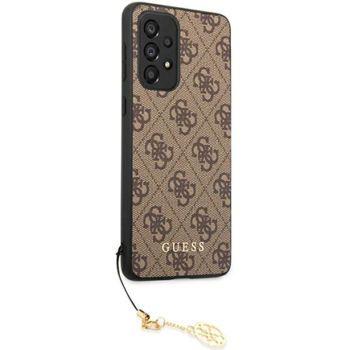 Etui Guess GUHCA33GF4GBR Samsung Galaxy A33 5G brązowy/brown hardcase 4G Charms Collection