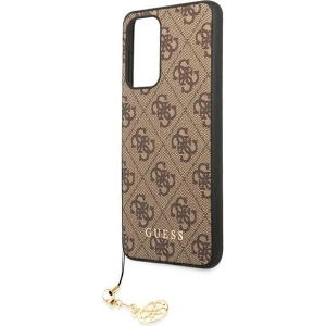 Guess GUHCA33GF4GBR Samsung Galaxy A33 5G brown hardcase 4G Charms Collection