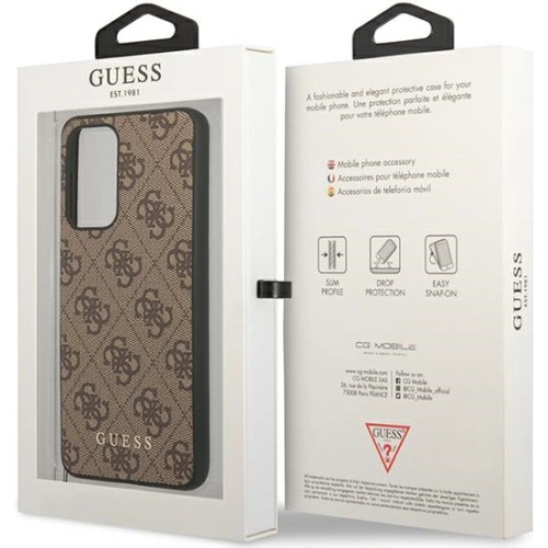 Etui Guess GUHCA33GF4GBR Samsung Galaxy A33 5G brązowy/brown hardcase 4G Charms Collection