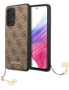 Etui Guess GUHCA53GF4GBR Samsung Galaxy A53 5G brązowy/brown hardcase 4G Charms Collection