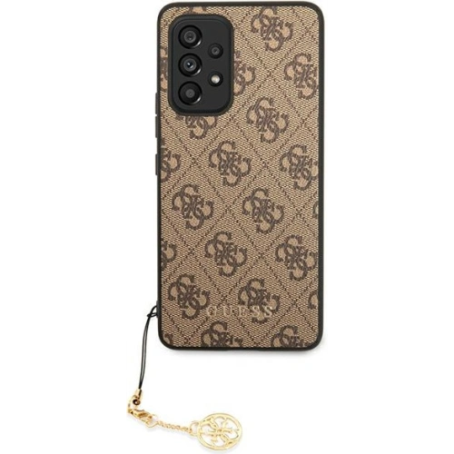 Etui Guess GUHCA53GF4GBR Samsung Galaxy A53 5G brązowy/brown hardcase 4G Charms Collection