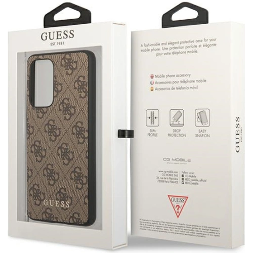 Etui Guess GUHCA53GF4GBR Samsung Galaxy A53 5G brązowy/brown hardcase 4G Charms Collection