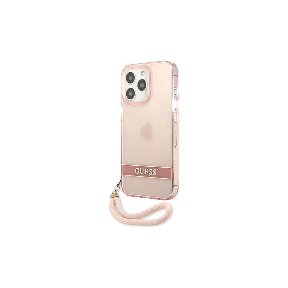 Hurtownia GSM - Etui Guess GUHCP13LHTSGSP Apple iPhone 13 Pro růžový/pink hardcase Translucent Stap - GUE1715PNK - {ean13} - Hurt