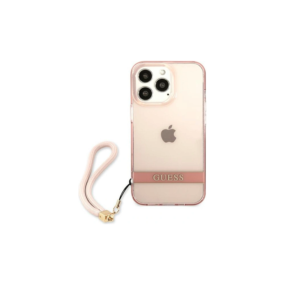Hurtownia GSM - Etui Guess GUHCP13LHTSGSP Apple iPhone 13 Pro růžový/pink hardcase Translucent Stap - GUE1715PNK - {ean13} - Hurt